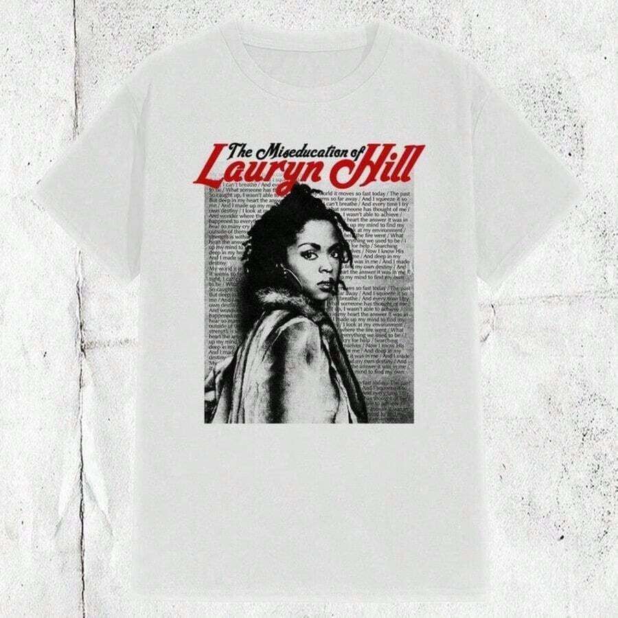Vintage Afro Glamour Magazine Design T-Shirt _ Women's Art T-Shirt _ Autumn Afrocentric Graphic Tee _ R - 白色 2 - 查看 1