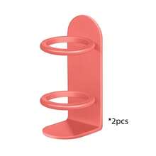 2pcs Wall Mounted Toothbrush & Makeup Brush Holder, No Drilling Toothpaste & Toothbrush Organizer, Razor Stand Storage Rack, Oral Care & Cosmetic Brush Holder, Bathroom Accessories, Suitable For Bathroom And RV Bathroom, Bathroom Essentials - Storage Rack - View 14