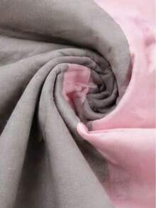 Colcha Casal Queen Patchwork Algodao 180 fios Artesanato da Vovó Rosa e Cinza - Rosa chiclete - Visão 7