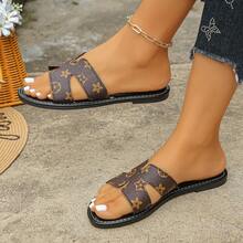 Dép lê đế bằng cho nữ, thời trang và đa năng. - Màu Tím - Xem 8