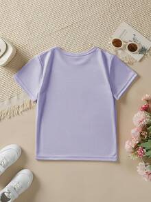 Young Boys T-Shirts - 淡紫色 - 查看 2