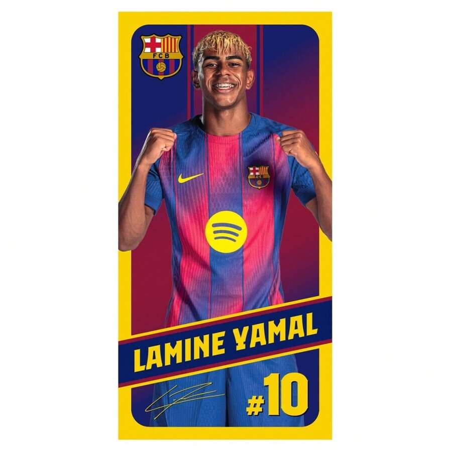 FC Barcelona 巴塞隆納足球俱樂部 超細纖維毛巾,速乾,官方正品,70x140 厘米 - 選項5 - 查看 1
