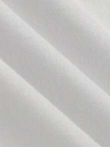 Conjunto informal de 2 piezas con estampado de limón y rayas, adecuado para uso diario - Blanco - Ver 6