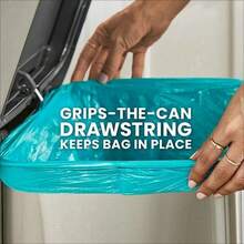 Glad ForceFlex MaxStrength Tall Kitchen Trash Bags (13 Gallon) - Bahama Bliss + Febreze. Triple-Layer Strength Resists Tears/Punctures, ForceFlex Technology Stretches With Heavy Loads. Febreze Freshness Eliminates Odors, Long-Lasting Tropical Scent. Fits Standard Tall Kitchen Bins, Secure Drawstring Closure. - 1 - Xem 7