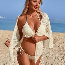 Swim Vcay Conjunto de bikini halter para embarazadas para vacaciones en la playa - 01 - Ver 5