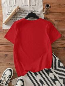 1 camiseta roja Punk Graphic Death Row Fly By Choice, cómoda y casual de manga corta, 220 gramos de algodón de peso pesado, 180g 100% algodón, los diseños están impresos. Unisexo. - Negro - Ver 7