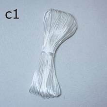 1pc/1set, 20m/Pc 1.5mm Wide Polyester DIY Jewelry Handmade Rope, Dyed Nylon Thread, Chinese Knot Rope, DIY Bracelet Necklace Rope, Shamballa Rope, Used For Gift Box Packaging, Bracelet Rope, Paper Roll Binding, Korean Thread, Gift Binding Rope, Beading Rope, Wedding Party Colorful Rope, Textile Colorful Rope, Hair Braid Decoration Rope, Seven-Color Rainbow Gift Line Rope, 10pcs/15pcs Pack, Gift Binding Rope, Tassel Making Rope, Jade Thread Fine Rope - Wire - View 25