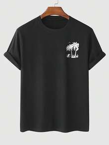 Men T-Shirts - Hitam - View 1