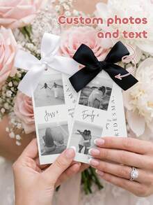 Thiệp Mời Phù Dâu Cá Nhân Theo Yêu Cầu - Thiết kế album cá nhân hóa với dòng chữ "Bạn Có Muốn Làm Phù Dâu Của Tôi Không?", 3 tùy chọn tải ảnh, hoàn hảo cho những lời mời phù dâu vui nhộn, quà tặng phù dâu, thiết kế độc đáo, thiệp bền chắc, quà tặng phù dâu. - Nhiều màu - Xem 12