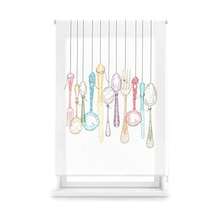 KIWI | Translucent Digital Roller Blind For Kitchen, Model C-Cutlery, Sizes From 90 To 170 Cm Wide X 180 Cm High, Thermal Insulating Digital Roller Blind - C-cutlery - View 1