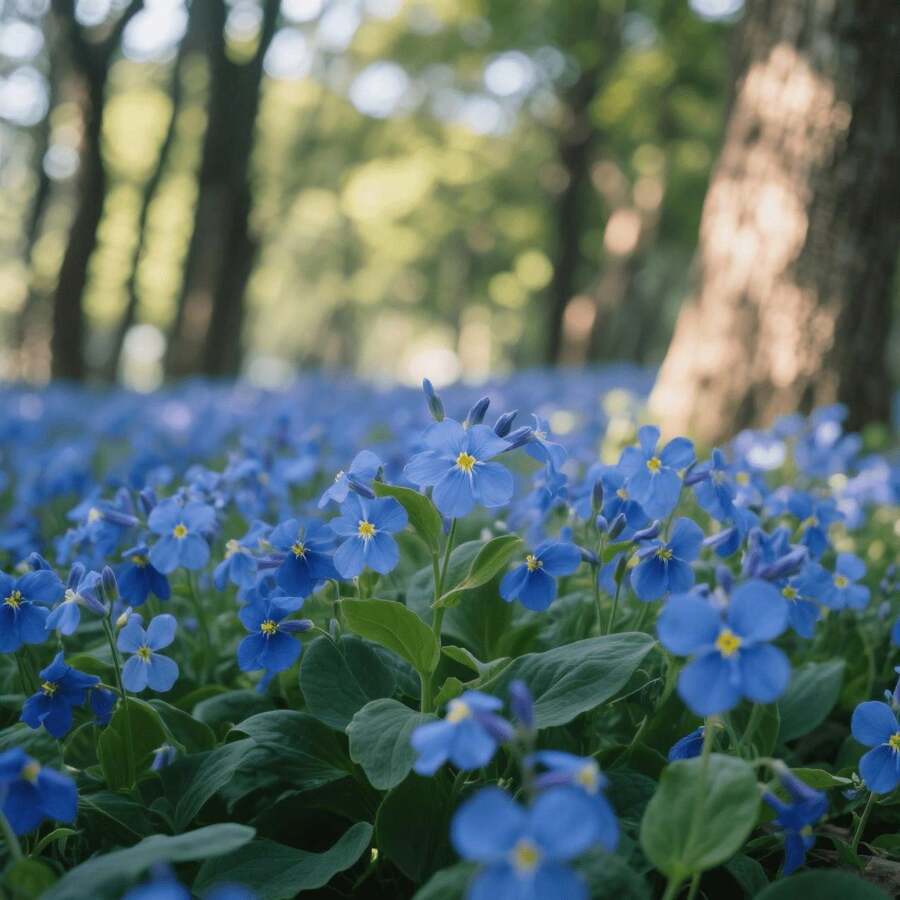 100 Semillas de Orychophragmus Violaceus de Bajo Mantenimiento para Jardinería Doméstica, Flores de Exterior, Plantación en Patio y Jardín, Fuerte Adaptabilidad, Crecimiento Rápido, Ideal para Principiantes, para Interiores y Exteriores - 100 piezas/semilla - Ver 1