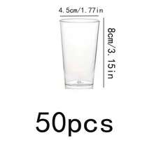 60/50/30/20/10个/套 高透明加厚材质 120ml 甜点杯，适用于提拉米苏、奶油冻、布丁、酸奶杯及各种甜点，适用于商业烘焙店、家庭甜点吧、下午茶聚会，优雅透明设计，适合分层甜点，食品接触材料，多种尺寸可选，满足不同场景需求，是制作网红甜点的理想容器。 - 透明 - 查看 12
