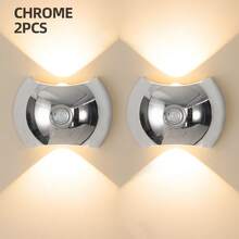 Đèn tường LED cảm biến chuyển động trong nhà, đèn tường LED thông minh có điều chỉnh độ sáng chạm & cảm biến chuyển động, đèn tường chiếu sáng lên xuống trong nhà với 3 màu có thể điều chỉnh độ sáng, đèn ngủ sạc USB 1200mAh, phù hợp cho hành lang, phòng tắm, phòng ngủ - Nhiều màu [Phiên bản nâng cấp] - Xem 14