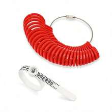 Plastic Ring Sizer With Magnifier, Plastic Gauge For Ring Measurement, Fits European, US And UK Sizes 0-13, A-Z - 2-piece Ring Testing Tool Set - View 14