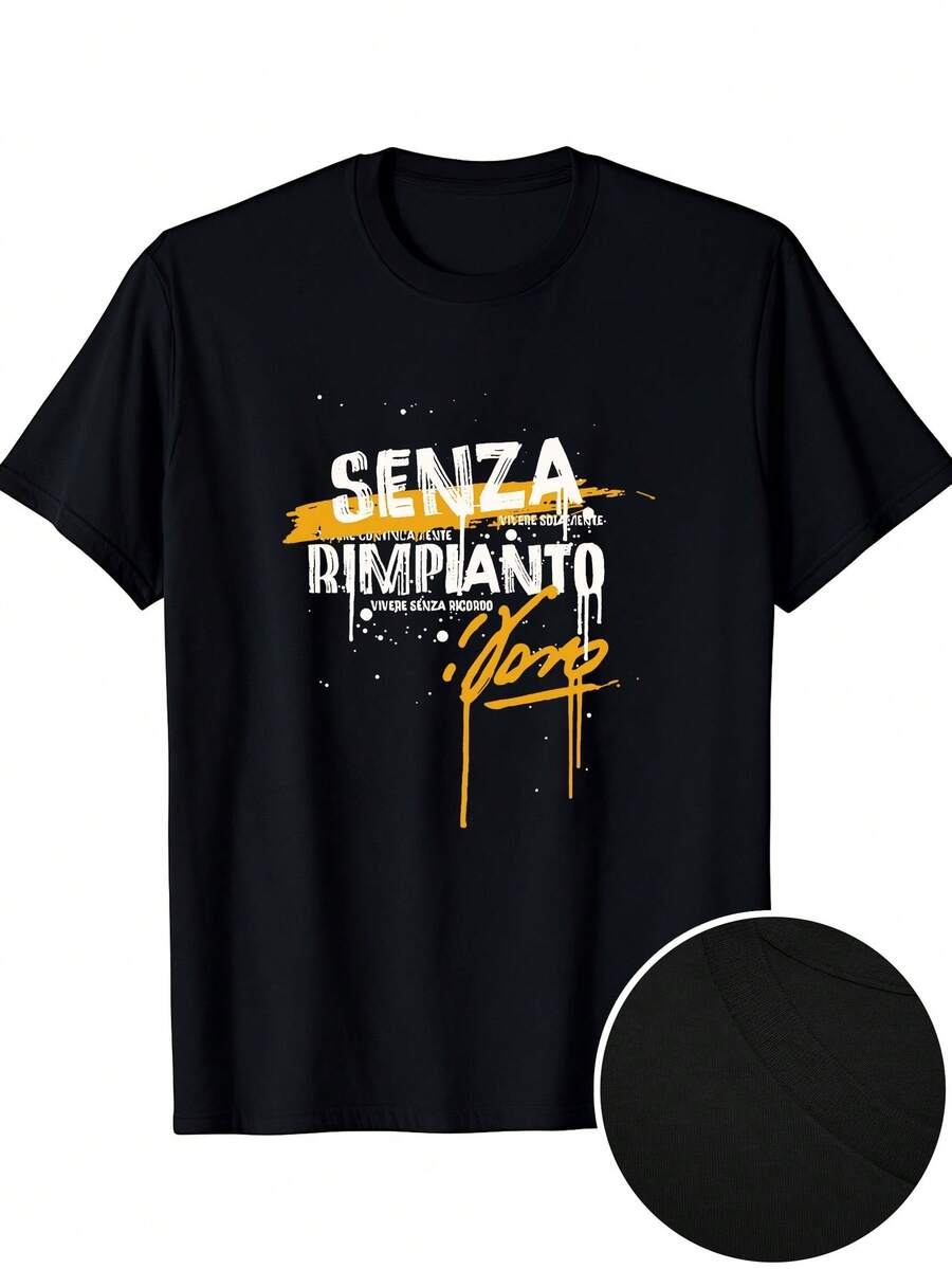 Men T-Shirts - Black - View 1