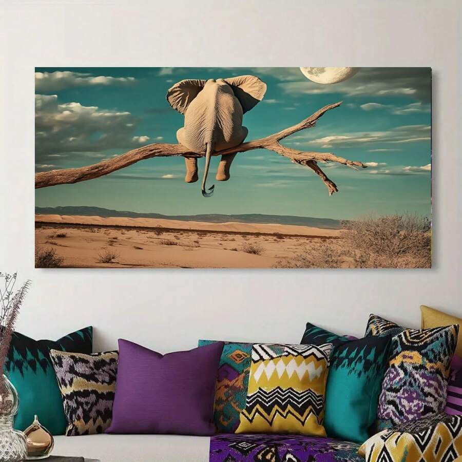 Enmarcado Impresión artística en lienzo 2D plano, 1 unidad, retrato de la diosa griega Estigia - 40 x 60 cm (16 x 24 pulgadas) Decoración de pared enmarcada con escena acuática con detalles dorados y colores vibrantes, pintura mitológica lista para colgar para sala de estar, dormitorio u oficina - Póster de arte clásico elegante - Enmarcado - Ver 1