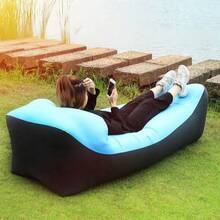 Pillow-Style Multi-Color Outdoor Inflatable Sofa That Quickly Inflates, Perfect For Outdoor Picnics And Lazy Days. Air Sofa. - With Pillow - View 4