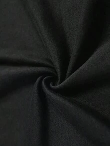 Camiseta Casual de Manga Corta - Estampado de Camuflaje Geométrico, Cuello Redondo, Estilo Pullover, Colección Primavera Verano - Negro - Ver 7