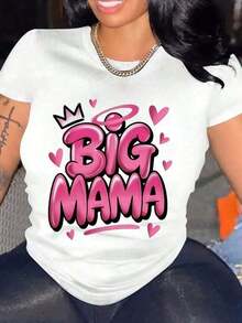1Pcs2026Graffiti Crown Women's Casual Short Sleeve T-Shirt - Graphic Print With Crown And Hearts, Geometric Design, Breathable, Round Neck, Washable, Comfortable For All Seasons, Fashionable, Graphic Print For Mother's Day, Summer T-Shirts, Graphic T-Shirts For Daily Wear, Western Style Graphic T-Shirts, Men's Clothing, Graphic T-Shirts For Women, Summer Clothing, Graphic T-Shirts. - 白色 - 查看 7