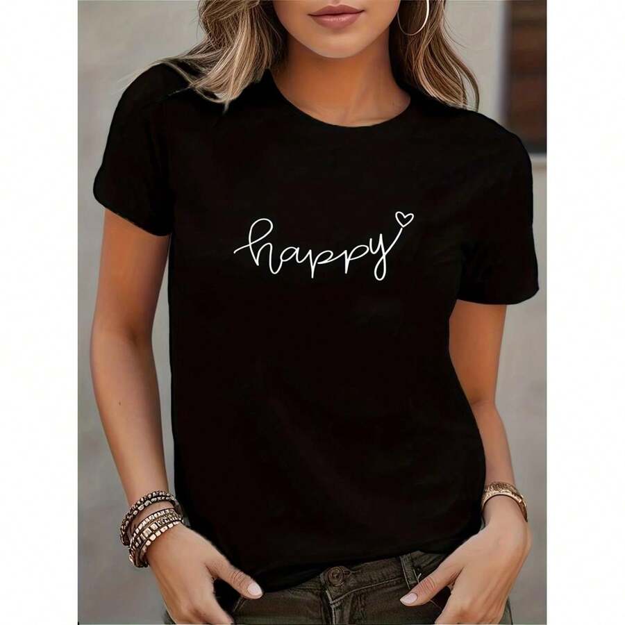 Women T-Shirts - Black - View 1