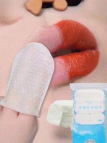 120Pcs Soft U-Shaped Touch Pads - Makeup Remover Pad With Finger Inserted, Cleaning Cotton, Suitable For Makeup Remover And Nail Care - Non-Alcoholic, Ideal For Cleansing And Skin Care Preparation, Skin Care Accessories - Cotton Pads - View 7