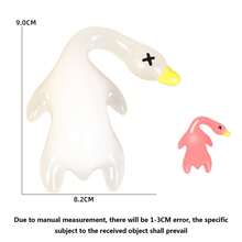 1pc Color Changing Roasted Duck Keychain, Creative Photochromic Pendant Accessory - Multicolor - View 4