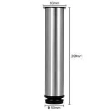4x Adjustable Furniture Legs Table Legs Adjustable Metal Breakfast Bar Leg Total  Folding Design Heavy Duty Metal Legs For Cabinet Dining Table - Silver - View 5