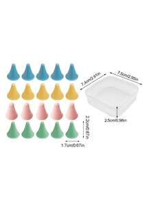 20pcs Multi-Color Knitting Needle Protectors, 2 Sizes (20pcs Small/20pcs Large) In Plastic Box, Random Color Knitting Needle Tip Covers - Sweater and Hat - View 7