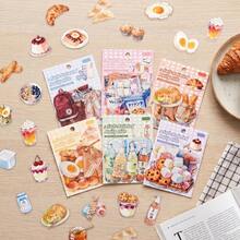 20pcs PET Diary Collage Sticker Hand Account Sticker DIY Collage Supplies Creative Decor Scrapbooking Material Aesthetics Stickers - Stickers - View 8