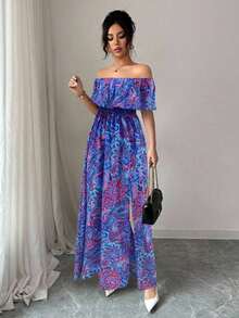 Women Midi Dresses - Multicolor 2 - View 4