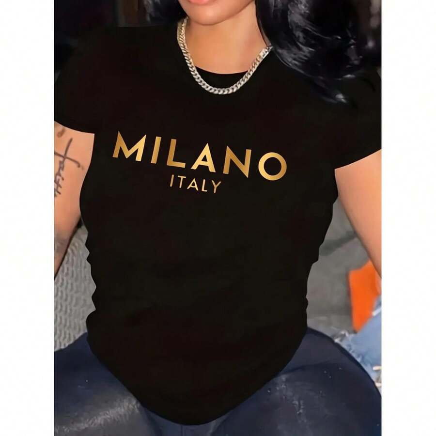 Women T-Shirts - Black - View 1