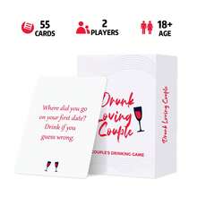 Drunken Lovers' Couple Bar Game Cards: Couple Drinking Game For Date Night And Anniversary - Premium Romantic Gift - Add Fun - View 6