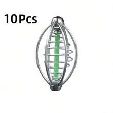 5 piezas Soporte de cebo de acero inoxidable con cuentas colgantes (17g) - Multicolor - Ver 11
