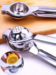 Dapur Dilengkapi Dengan Alat Pemeras Jeruk dan Lemon Manual dari Baja Tahan Karat - MultiWarna - View 2