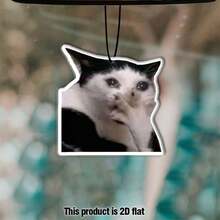 Car Air Fresheners - Cute Cat Faces Freshener Hanging 2.76in Ornaments Refresh Air Fragrant Pendant Essential Gift For 2D Flat Car Accessories Decoration Interior Home Household Long-Lasting Scent - Cute Cat Faces - View 10