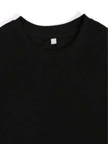 1 Piece T-Shirt With Graphic Tattoo Print And The Sarcastic Phrase "Tattoos Are Low Quality And So Is Your Mother," Funny Gifts For Tattoo Lovers UYSRsoft - 黑色 - 查看 2