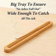 3pcs Bamboo Incense Holder With Adjustable Angle Ash Catcher 9 Incense Burner For Meditation Yoga Home Decor Aromatherapy Spiritual Gift Relaxation Stick Incense Holder - 3pcs - View 4