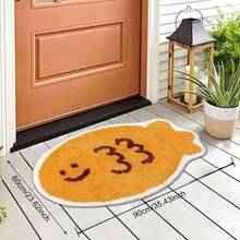 Cartoon Fish Bathroom Mat - Non-Slip, Faux Fleece Material, Machine Washable Bath Mat With Smiling Face Design, Bathroom Carpet, Doormat, Bathroom Accessories, Area Rug, Printed Carpet - Non-Slip, Fun Shower Decor, Pink, Soft Super Microfiber, Bathroom Mat, Bath Mat, Bathroom Decor, Rug For Bathroom, Door Mat, House Mats, Kawaii Rug, Suitable For Bathroom, Bathroom Decor - Cartoon Fish - View 15