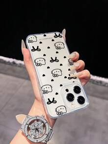 Miniso Hello Kitty 透明全包手机壳，兼容 iPhone 17 Pro Max、17、16 Pro Max、15 Pro Max、16 Pro Max、14、13、12、11、14 Pro、15 Plus、12 Pro、16 Plus、XS、14 Pro Max、13 Pro 及其他型号，卡通图案 - 彩色 - 查看 3