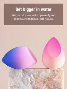 4pcs Makeup Sponge Set With Storage Box, Wet & Dry Dual-Use Makeup Sponges For Foundation, Concealer, Powder, Practical Vanity, Bedroom, Travel Makeup Accessories, Practical Daily Necessities, Great Christmas/Holiday Gift For Women - Multicolor - View 5