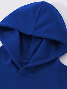 Winter Women's Fashionable Long Sleeved Hooded Sweatshirt, Made Of Comfortable Fabric, Suitable For All Seasons, Versatile For Various Occasions, Printed With Disney Toy Story Three Eyed Pattern. - Blue - View 5