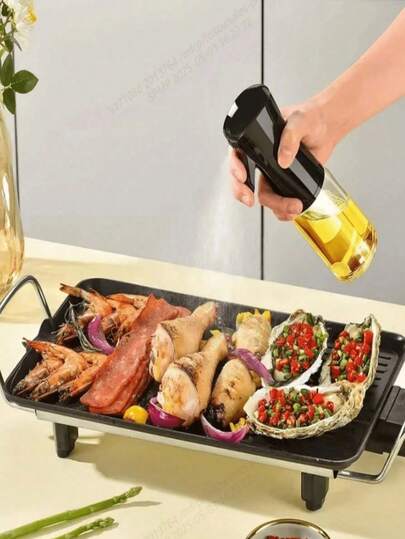 1 chai xịt dầu ô liu bằng chất liệu PP, thích hợp cho nướng ngoài trời, nướng thịt, thực phẩm ít béo, salad, nhà bếp, BBQ, nồi chiên không dầu và cắm trại. Thích hợp cho nữ giới, chai xịt nhẹ, bình phân phối, chai xịt có thể nạp lại. Dụng cụ nhà bếp, phụ kiện nhà bếp, trang trí nhà cửa, thích hợp làm quà tặng Ngày của Cha, Ngày của Mẹ, quà tặng cho bạn bè, bạn trai và bạn gái, gia đình, giáo viên.