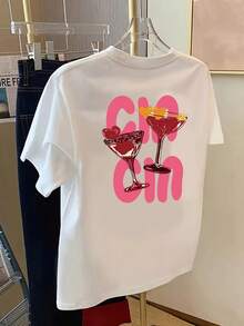 Dam-T-shirts - Vitt - Visa 3