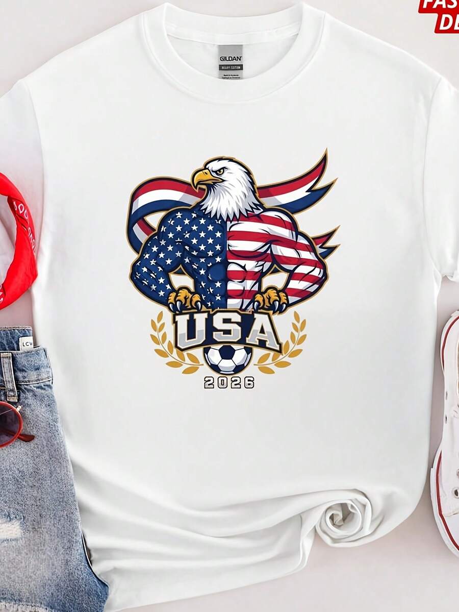 Conjuntos Familiares para la Copa Mundial 2026 para el Equipo de EE. UU., Ropa para el Día del Partido del Equipo - Blanco - Ver 1
