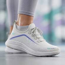 Women's Valente Walking Gym Training Shoes Promotion - 紫白色 - 查看 3