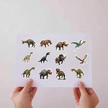 50 miếng dán khủng long kỷ Jura, miếng dán khủng long bạo chúa Tyrannosaurus Rex, thích hợp để tự trang trí điện thoại, máy tính, bình nước và sách. - 50 cái - Xem 2