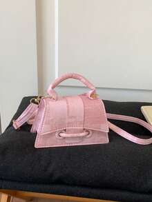 Retro Plaid Mini Handbag, Multiple Colors Available, Crossbody Bag, Sweet & Cool Style Versatile Small Square Bag - Multicolor - View 2