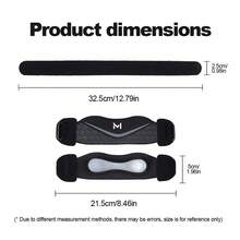 AA MASEDA 2pcs Adjustable Knee Brace With Silicone Pad, Knee Stabilizer Suitable For Fitness, Outdoor Activities And Daily Life, Unisex - Black - View 9