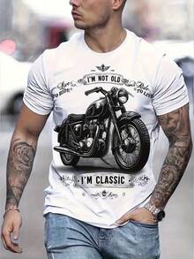 Camisetas de hombre para primavera y verano - Blanco - Ver 1