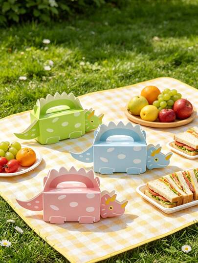 14pcs Dinosaur Theme Party Candy Box, Dinosaur Birthday Party Decorations, Dinosaur Theme Candy Paper Box